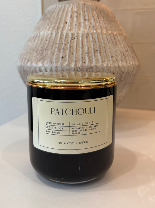 Patchouli Glass Jar + Lid