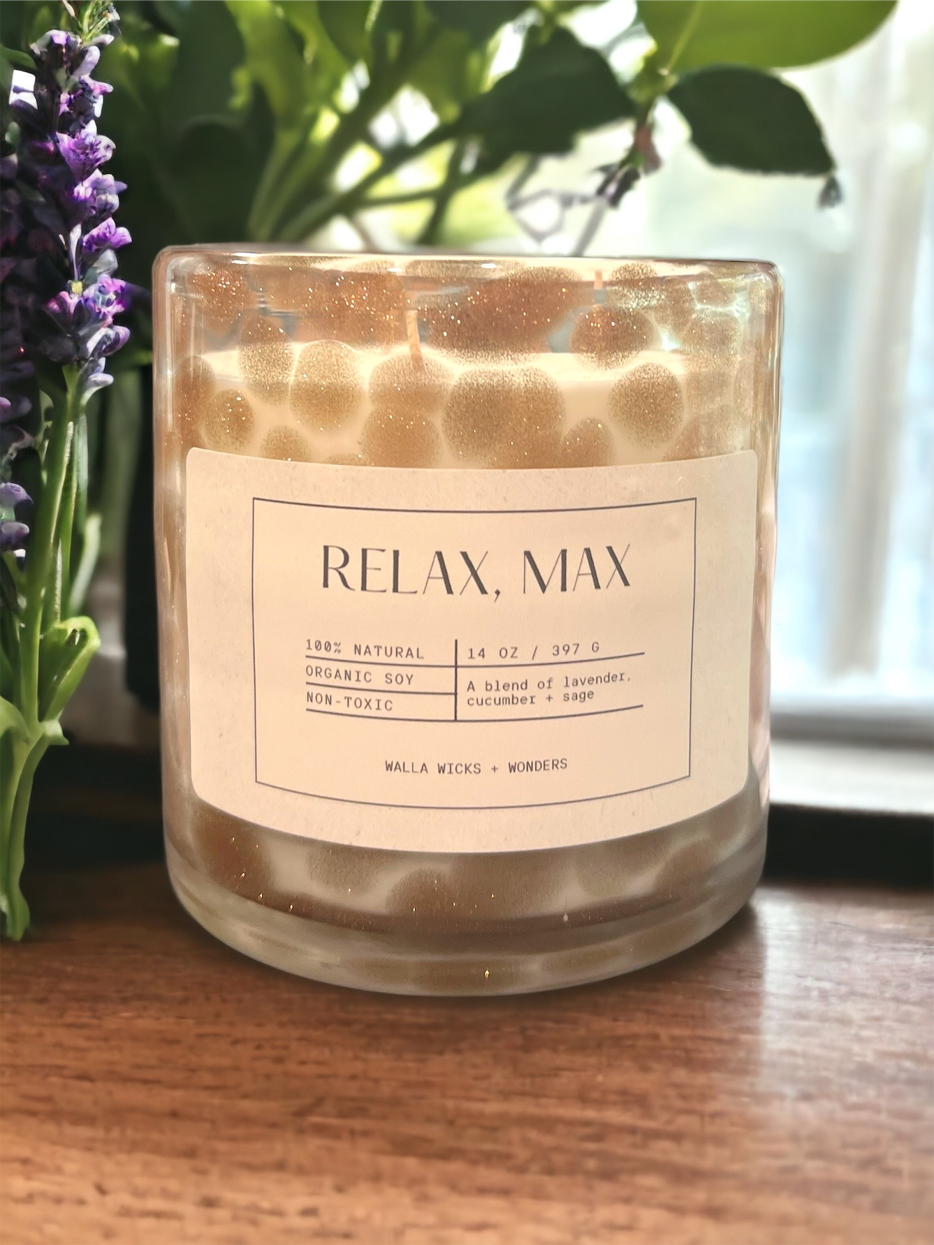 Relax, Max Hand Blown Glass Jar